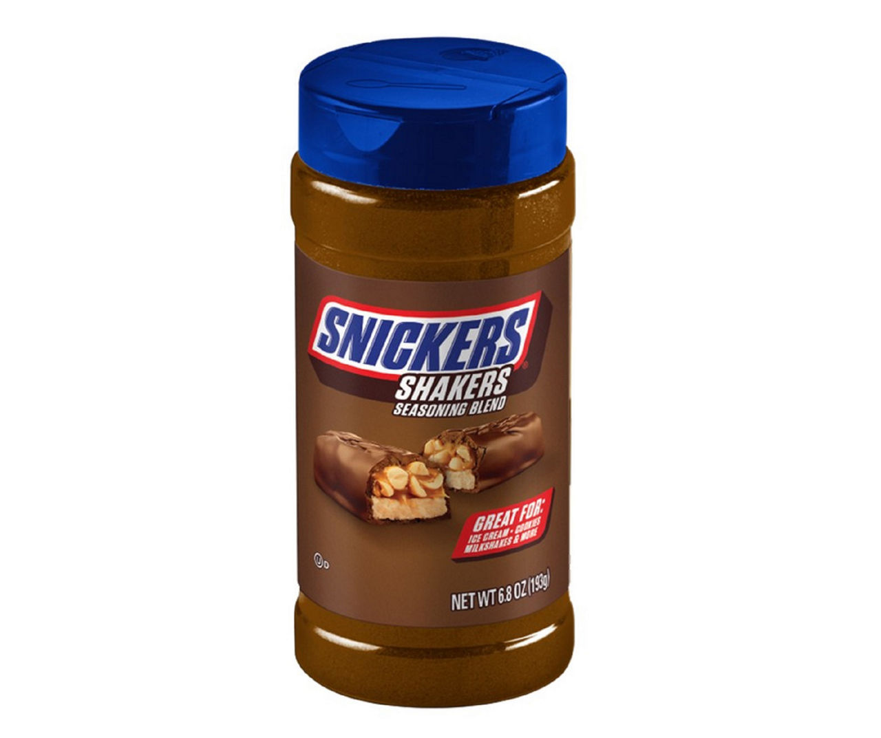 2 Snickers Shakers Seasoning Blend 9.5 oz Bottles
