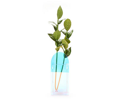 Artificial Greenery in Arch Acrylic Vase