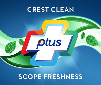 Plus Scope Outlast Complete Mint Whitening Toothpaste, 5.4 Oz.