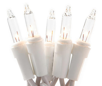 Frosted White Fashion Mini Light Set, 50-Lights