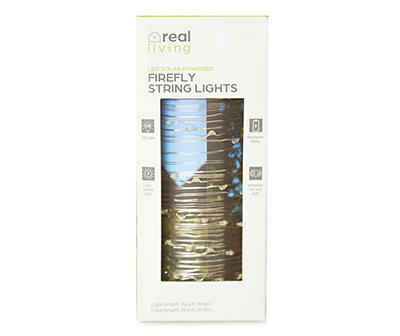 Clear LED Solar Firefly Light Set, 100-Lights