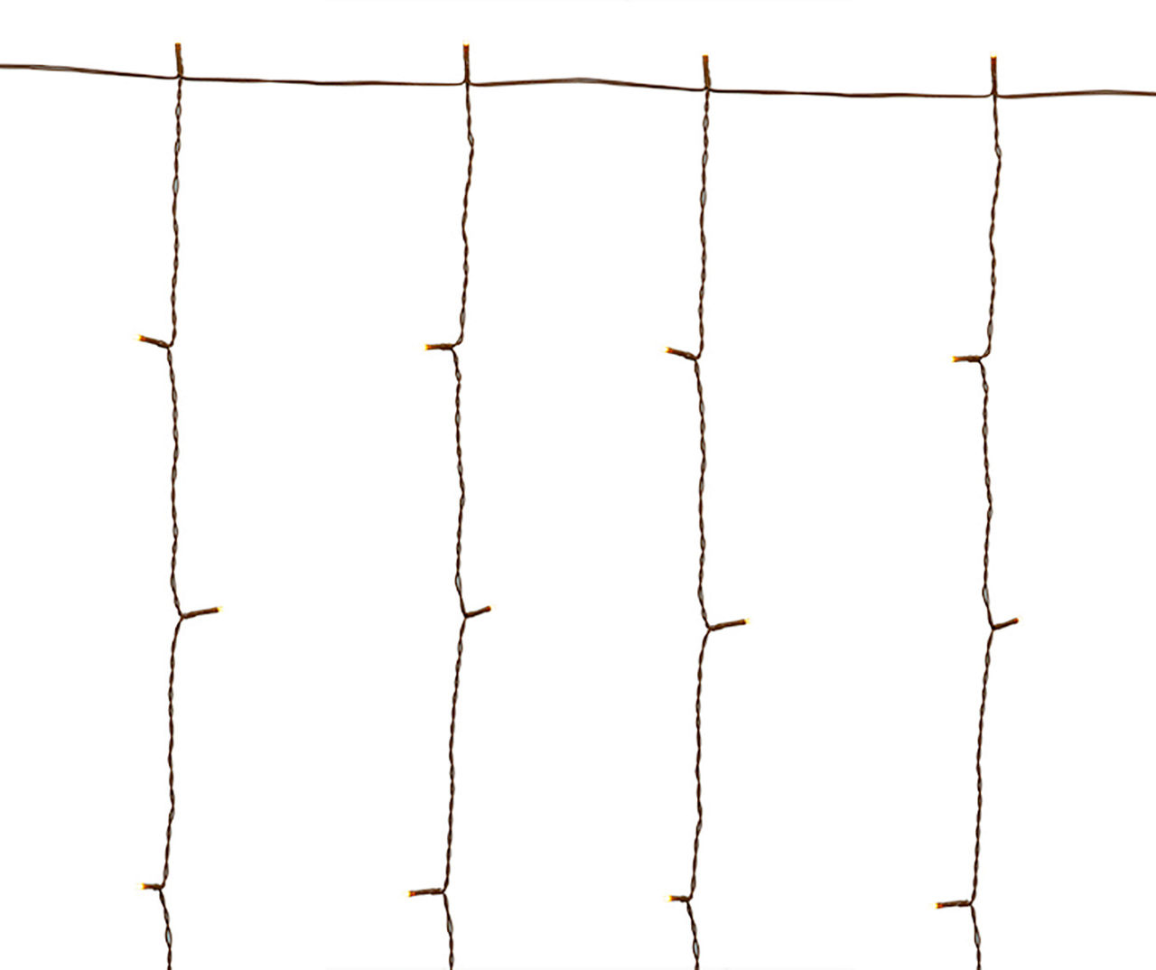 Real Living Warm White LED Micro Curtain Light Set, (8' x 7') Big Lots