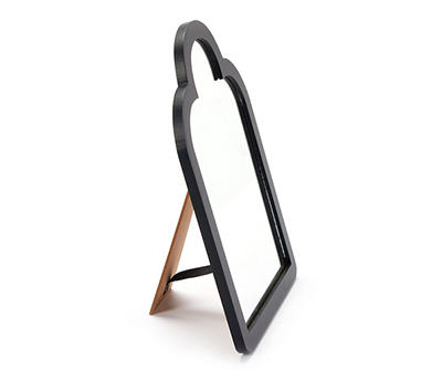 Black Arch Frame Tabletop Mirror