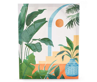 Tropical Sunset Art Canvas, (16" x 20")