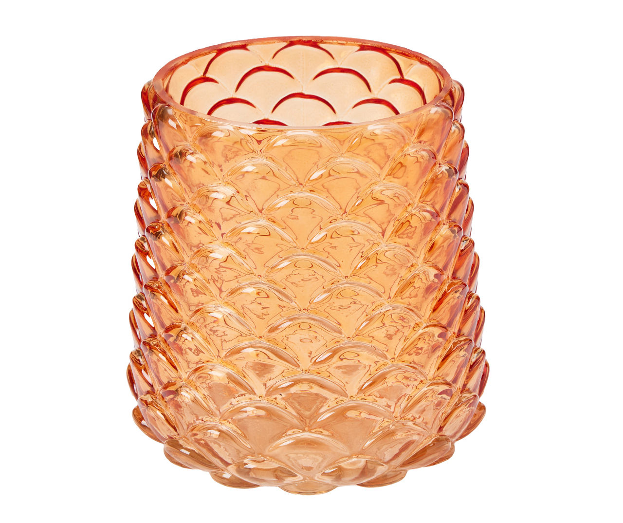 Embossed Scale Glass Candle Holder Big Lots