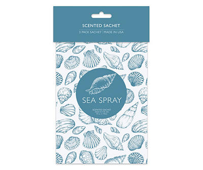Sea Spray Scented Sachets, 3-Pack
