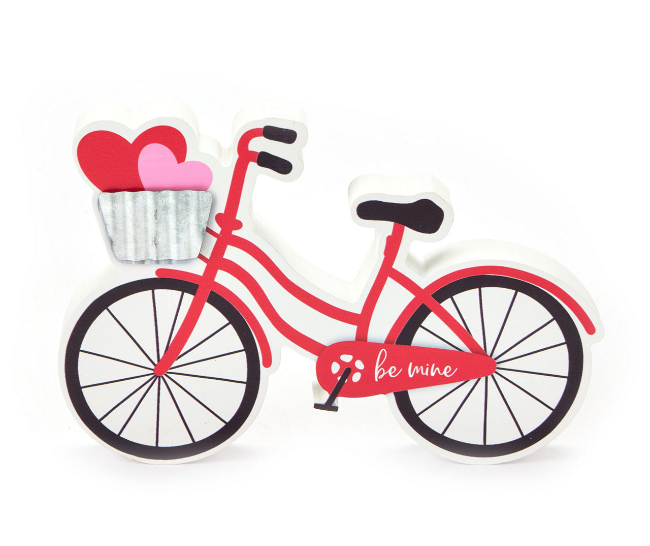 Be Mine Bicycle Hearts Tabletop Decor