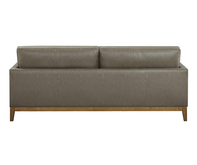 Rowan Brown Faux Leather Sofa