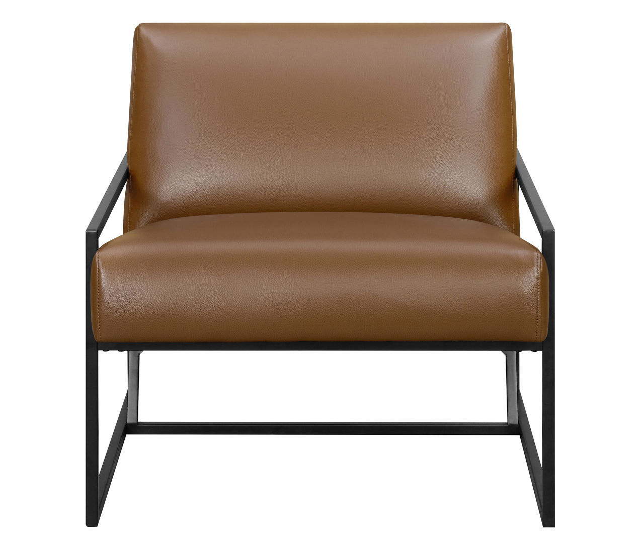 Drexel Tatum Chestnut Faux Leather Accent Chair Big Lots