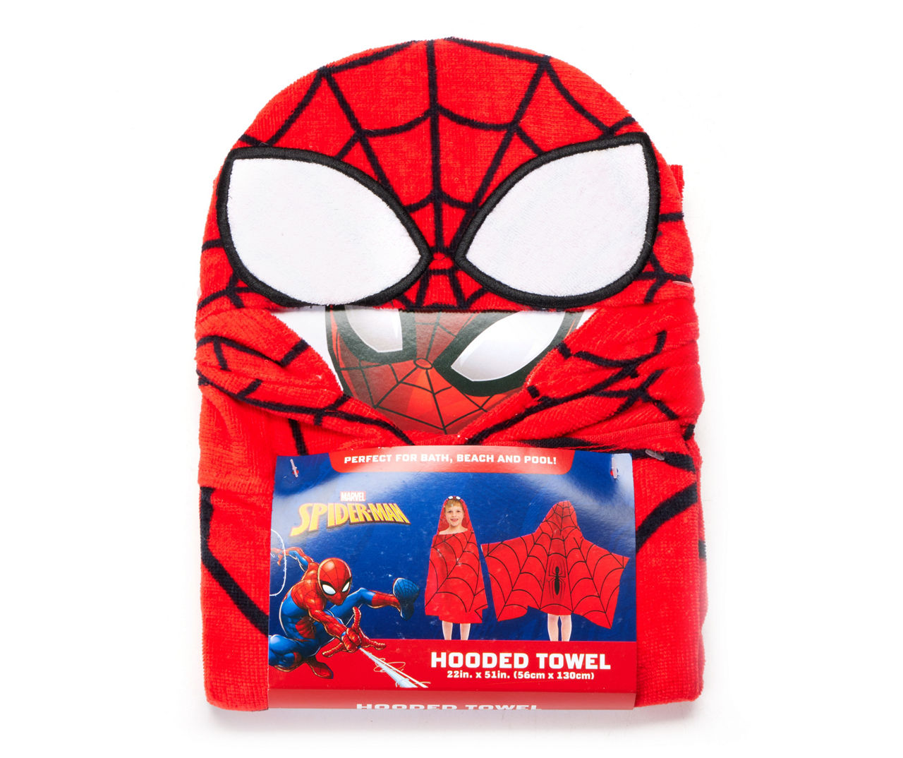 Spider man hooded discount towel