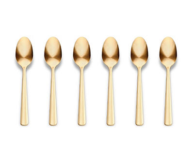 Gold Dinner Spoons, 6-Pack
