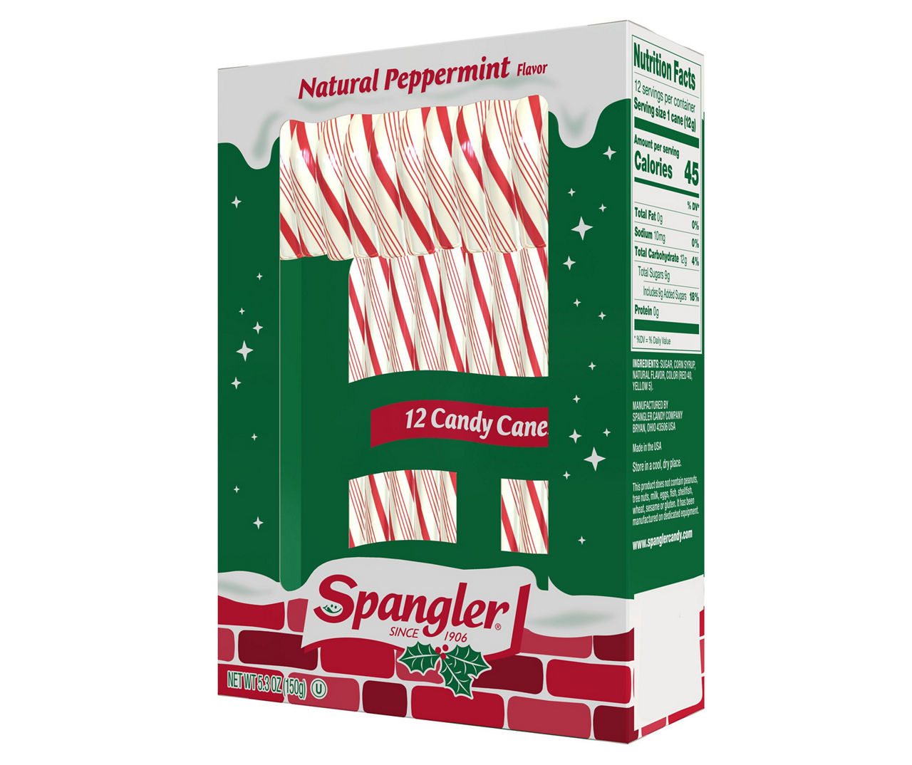 Spangler Peppermint Candy Canes, 12Count Big Lots