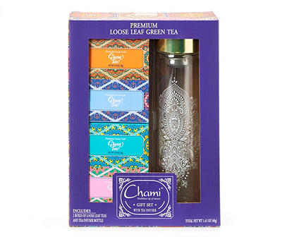Premium Loose Leaf Green Tea & Infuser Gift Set