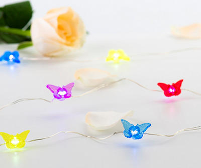 Multi-Color Butterfly LED Micro Light Set, 30-Lights