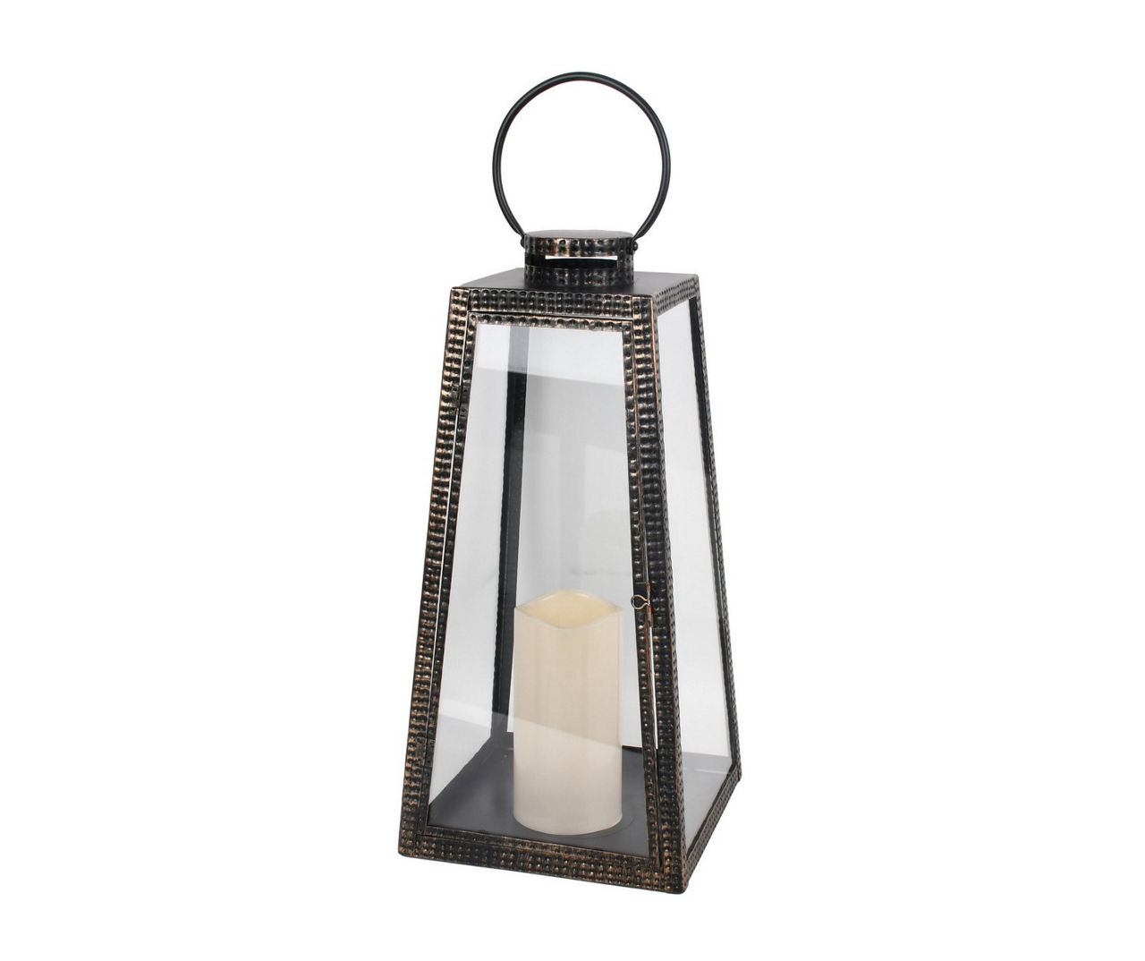 Sunjoy Classic Outdoor Battery Powered Lantern - Black, 28 in - Harris  Teeter