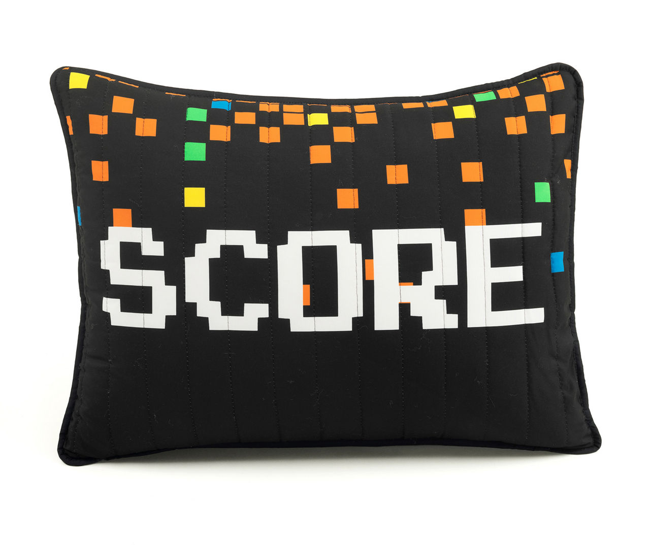 Black & Red Video Games Reversible Twin 4-Piece Quilt Set