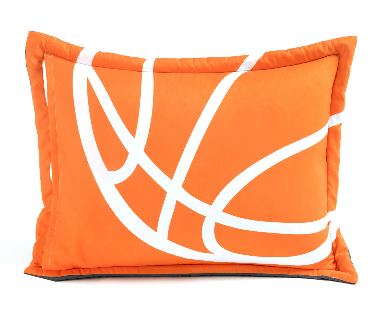 Charcoal Basketball Reversible Twin 4-Piece Comforter Set