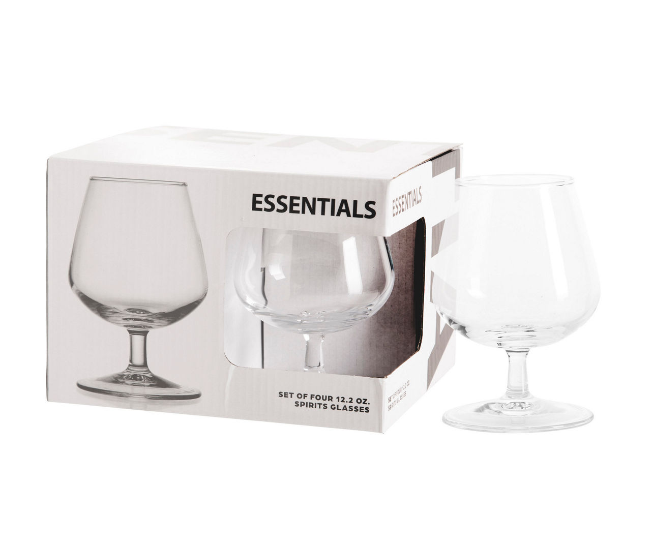 Home Essentials Vivid White Wine 4-Piece Glassware Set