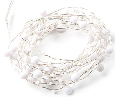 Cool White Bead LED Micro Light Set, 30-Lights