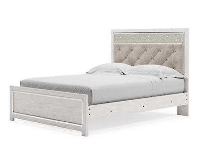 Signature Design By Ashley Kanika Queen Panel Bed with LED Lighting