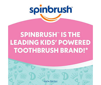 Love Diana Kids Spinbrush Battery Powered Toothbrush
