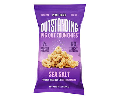 Sea Salt Plant-Based Pig Out Crunchies, 3.5 Oz.