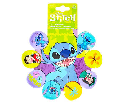 Lilo & Stitch Purple & Yellow 8-Piece Claw Clip Set