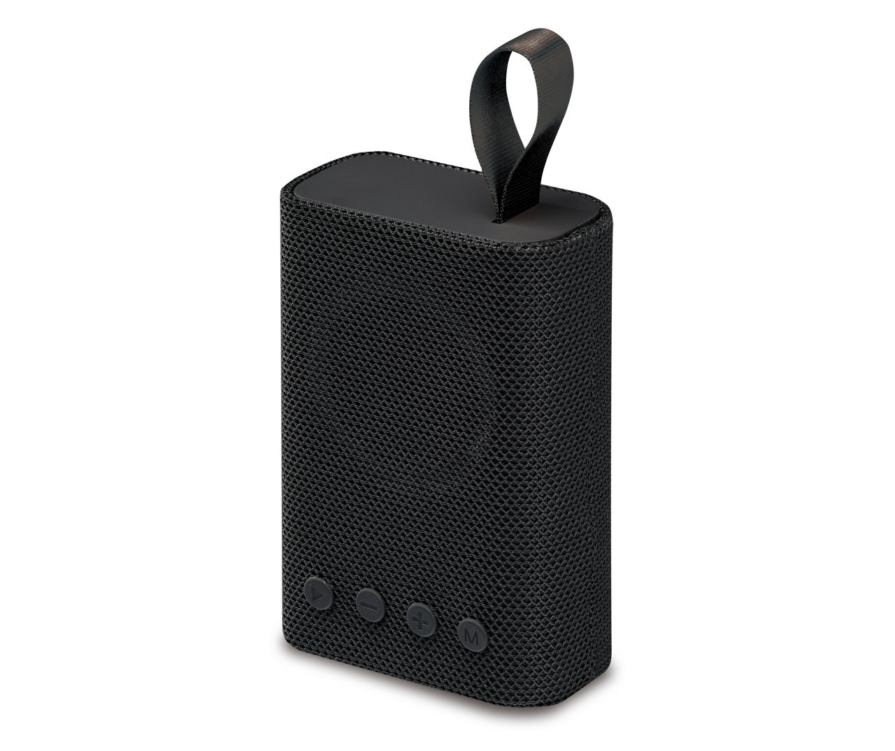 Black Portable Fabric Bluetooth Speaker