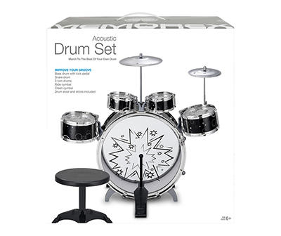 Mini 7-Piece Acoustic Drum Set