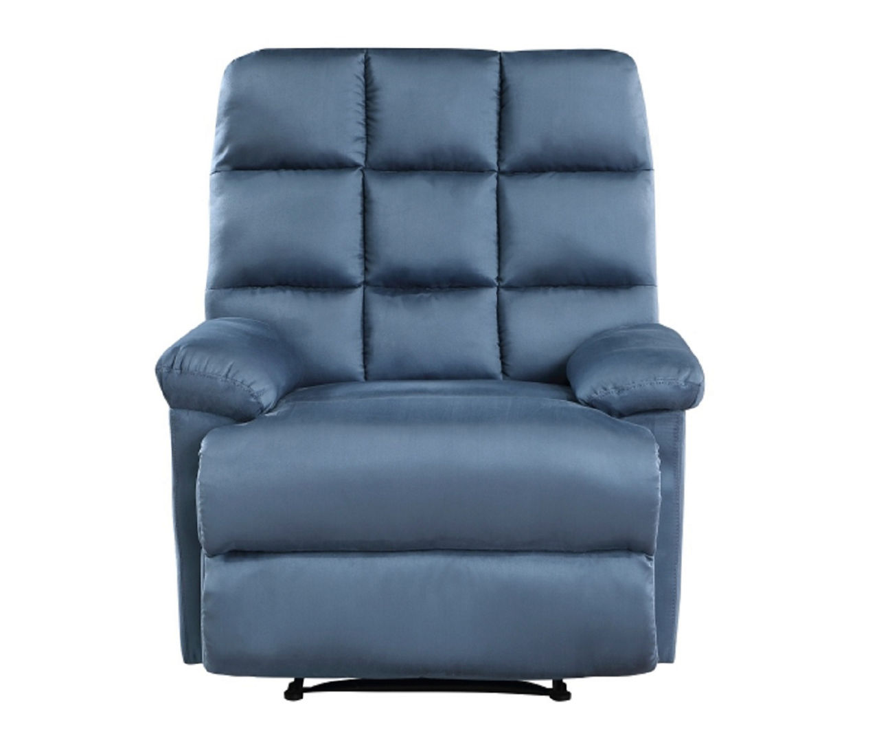 Blue 2025 tufted recliner