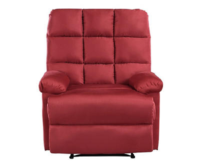 Colin Red Tufted Recliner