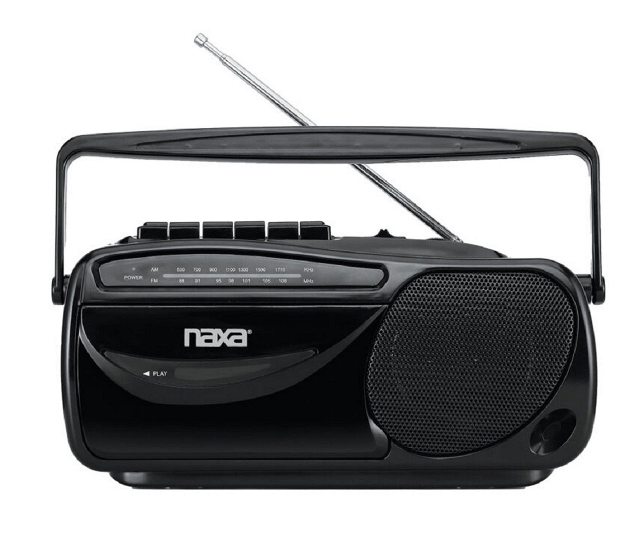 Black Cassette Player with AM/FM Radio Big Lots