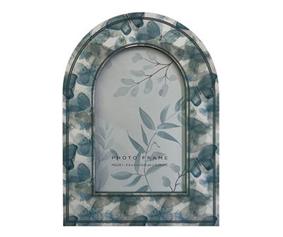 Blue Butterfly Arch Photo Frame, (4" x 6")