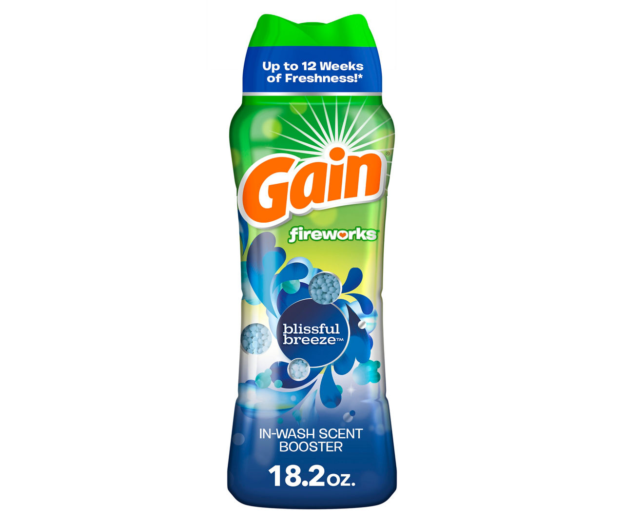 Gain Fireworks Blissful Breeze InWash Scent Booster Beads, 18.2 Oz