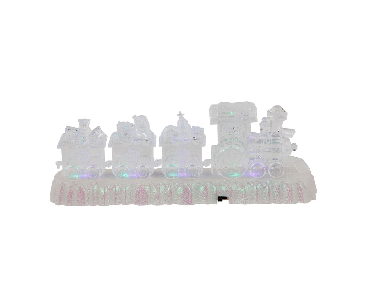 Icy Crystal Train Musical LED Tabletop Decor