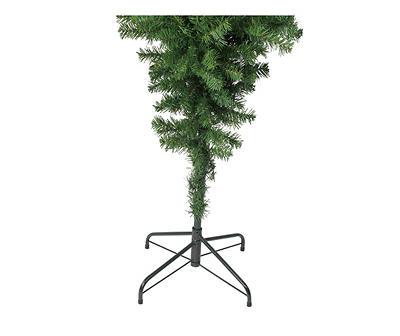 4.4' Upside Down Spruce Unlit Artificial Christmas Tree