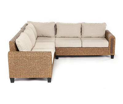 Laurel Terrace Wicker Cushioned Patio Sectional