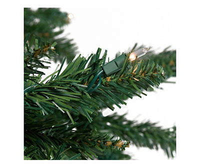 7' Spruce Upside Down Pre-Lit Artificial Christmas Tree