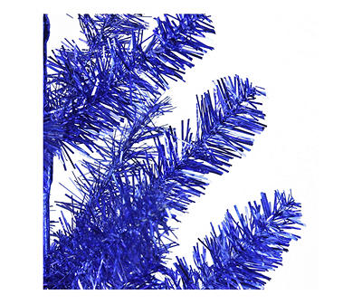 3' Blue Twig Pine Unlit Tinsel Christmas Tree