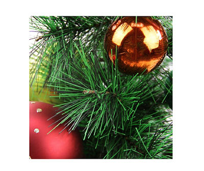4' Multi-Color Ornament Unlit Potted Artificial Christmas Tree