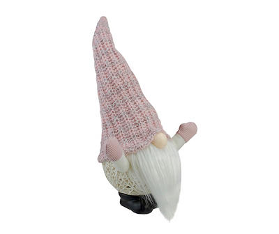 14" Rattan Body Gnome LED Tabletop Decor