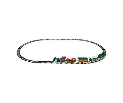 Green & Red 30-Piece Animated & Music Train Set