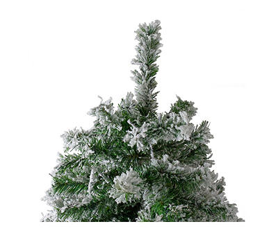 6.5' Winter Park Fir Flocked Unlit Artificial Christmas Tree
