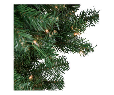 7.5' Spruce Upside Down Pre-Lit Artificial Christmas Tree