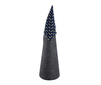 20" Blue & Gray Cone Gnome Tabletop Decor