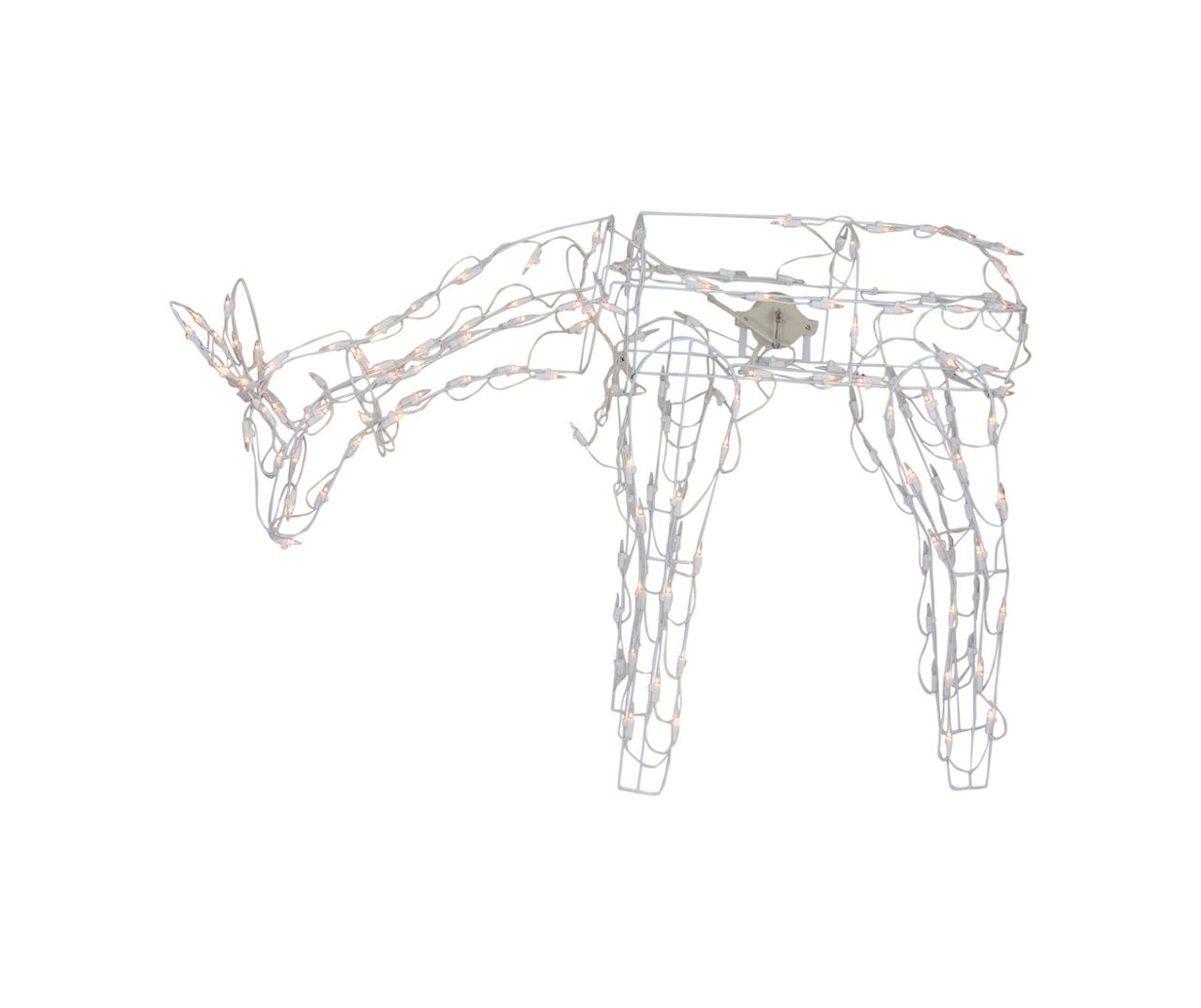 24.5" Light-Up Animated Feeding Reindeer