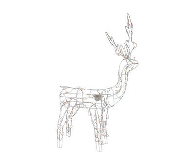 48" Light-Up Animated Standing Reindeer