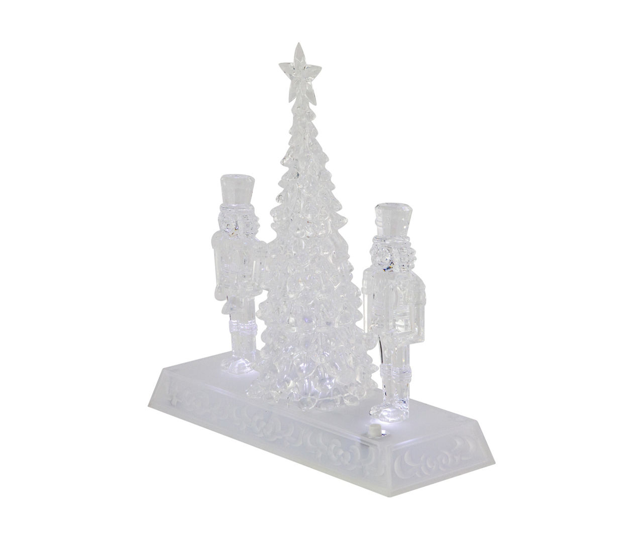 Northlight Icy Crystal Snow Globe Glitter House LED Tabletop Decor