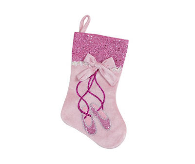 Ballerina Shoes Glitter & Sequin Stocking