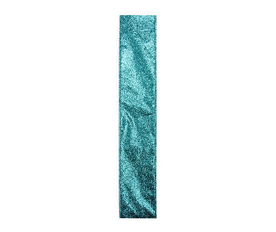 2.5" x 10 Yards Teal Shimmer Craft Ribbon, 12-Pack